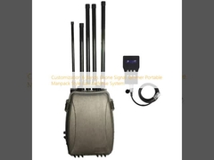 Personalização 6 Bandas Drone Signal Jammer Portable Manpack estilo Uav Defesa System