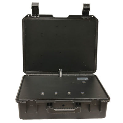 4 Channel Anti Drone Device Uav Signal Jammer Suitcase With IP65 Protection Class