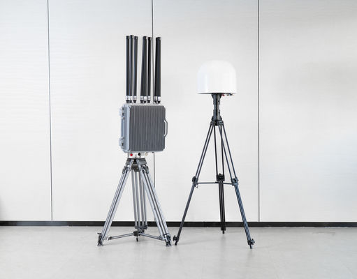 comprar Equipamento fixo de detecção e interferência de drones com banda de frequência completa de 70 MHz-6 GHz, transmissão de vídeo FPV integrada a 360° e distância de detecção ≥ 10 km Fabricação em linha