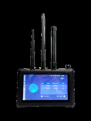 comprar 1.5km 70MHz-6.2GHz Full-band Drone Detector 500MHz-6GHz FPV Full Coverage Video Captureand Storage 1+N Modo de trabalho com relógios Colaboração em equipe Design portátil Fabricação em linha