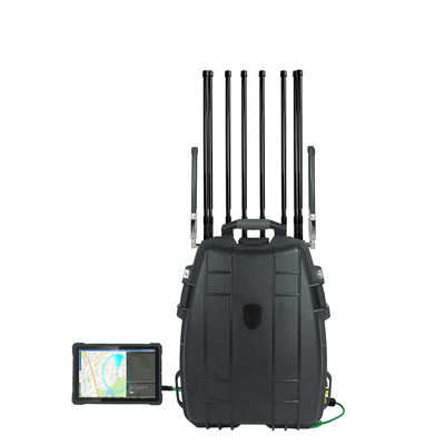 comprar Mochila Multi Band Omni Drone Detector e Jammer 2 em 1 400-6000MHz Detecção FPV DJi Drones 10 km Fabricação em linha