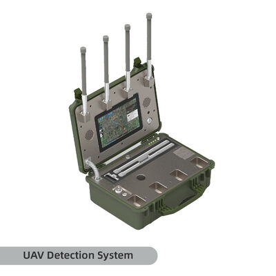 Portable Drone Detector | 5 km Detection Radius, 10 km Coverage | 900 MHz / 1.4 GHz / 2.4 GHz / 5.2 GHz / 5.8 GHz| 24/7 Anti-Drone Security System & Defense System
