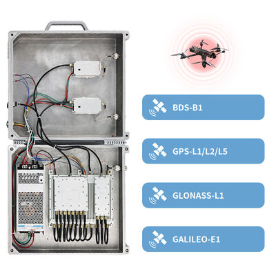 comprar Spoofer de Drone com Alcance de Spoofing Longo de 20-30km Solução C-UAS Personalizada de 13 Bandas e 100W Fabricação em linha