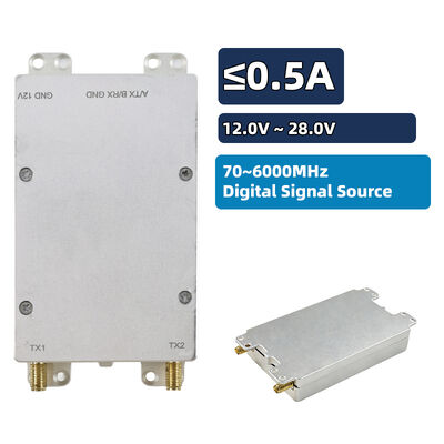 comprar Módulo de fonte digital de banda larga de 70 MHz a 6 GHz Componente RF do núcleo para interferência de drones e contramedidas eletrônicas Design ajustável de saída Suporta sistema anti-DJI / FPV personalizado Fabricação em linha