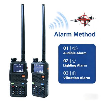 comprar Detector de drones portáteis de 300-6000MHz Detecção de UAV portátil com receptor híbrido analógico digital Fabricação em linha