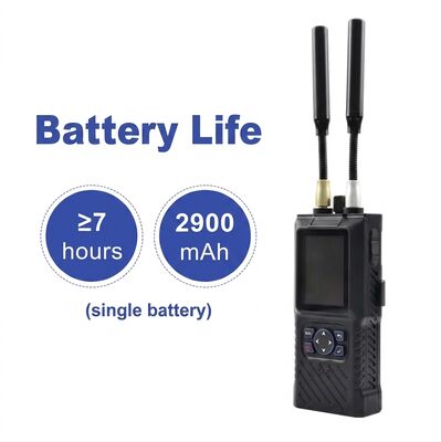 comprar Detector portátil de drone de longo alcance com bateria substituível de detecção de espectro de 0 MHz-8000 MHz e suporte de carregamento tipo C Fabricação em linha