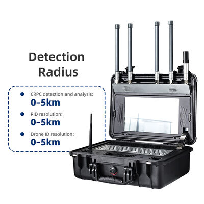 comprar Analisador de Espectro Portátil Detector de Drones FPV e Detecção Digital de UAV com Snapshot de Vídeo em Tempo Real 5km RF Signal Finder para Segurança de Prisões e Aeroportos Fabricação em linha