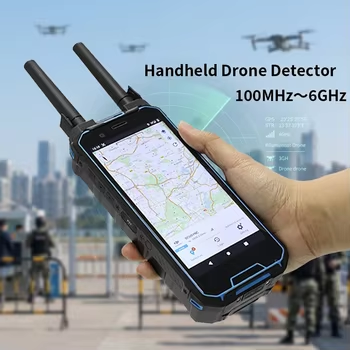comprar Detector de drones portáteis multifunção de 100 MHz-6 GHz com detecção passiva FPV Monitoramento e interfone de rede sem fio para segurança de infraestruturas críticas Fabricação em linha