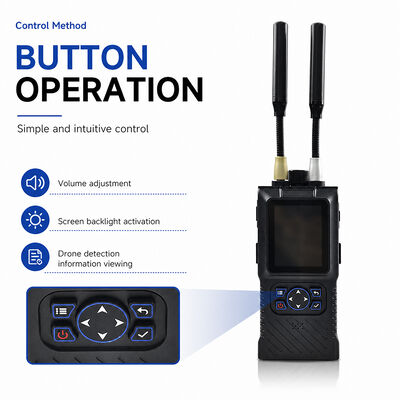 comprar Detector de drones portáteis LDK-W01 com faixa de frequência 0-8000MHz Distância de detecção de 1-1.5KM e captura de vídeo em tempo real para FPV DJI Autel e UAVs de corrida Fabricação em linha
