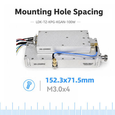 Comprar 100W 300-6000MHz Multi-band High-Power RF Amplifier Module Proteção térmica embutida para sistemas de gerenciamento de segurança e comunicação de UAV em baixa altitude Fabricação em linha
