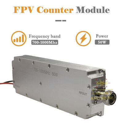 50W Digital Modulation Power Amplifier Lora Module Anti FPV 700-1000MHz 720-1020MHz