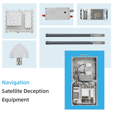 Drone Spoofer 5 ~ 20KM Solução de engano GNSS multi-sistema causando pouso forçado do UAV para controle profissional de drones
